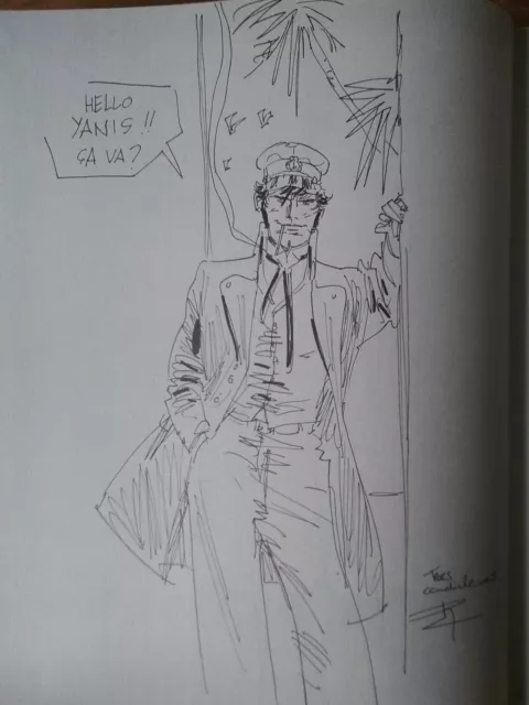 "Sous le soleil de minuit" CORTO MALTESE Ex luxe numéroté signé Dessin original