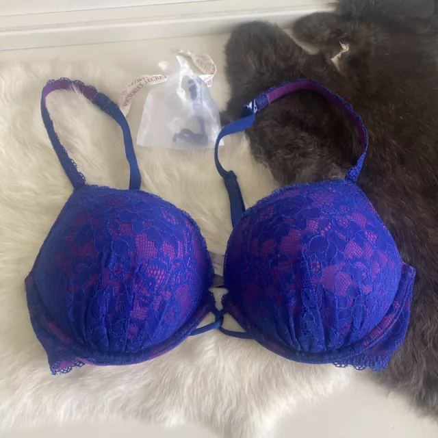 VICTORIA'S SECRET 32A BOMBSHELL Miraculous Push Up Bra ADDS 2 CUP SIZES  Green £35.12 - PicClick UK