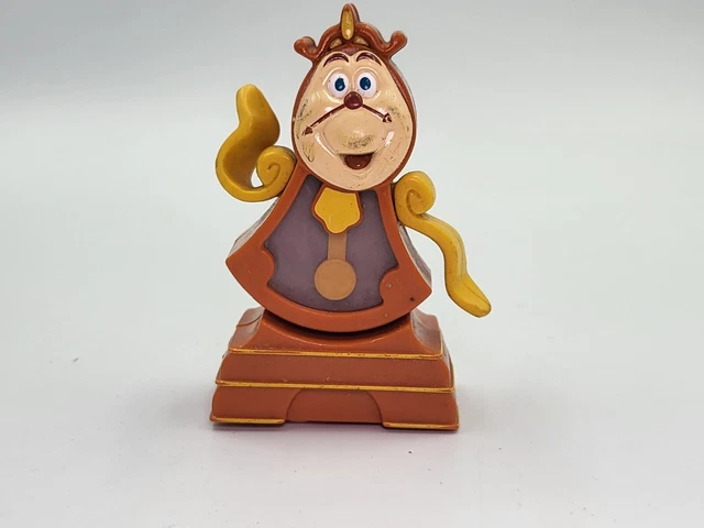 Vintage 1992 Disney McDonald's Big Ben Beauty and the Beast Clock Figure 8cm