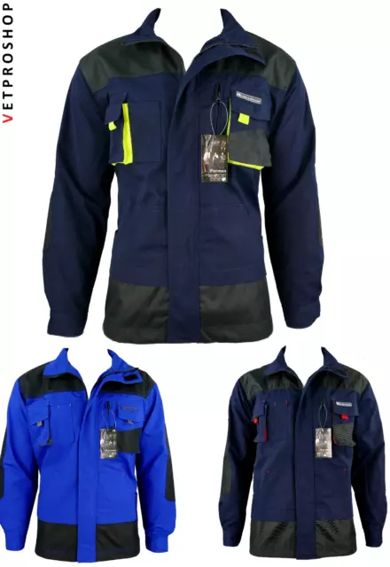 Veste De Travail Robusto Blouson De Travail Bleu