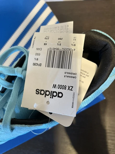 Adidas Zx 8000 Gr. 44 Blue Glow Neu Ef4390 Wie Aqua Hydra 9000 3