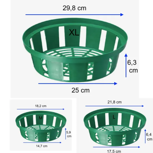 Pflanzkorb  10 Stück für Blumenzwiebeln Anzuchtskorb für Gemüsepflanzen