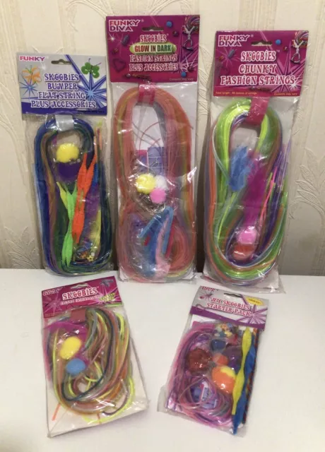 Large Bundle of Skoobies Fashion Strings Craft Packs NEW