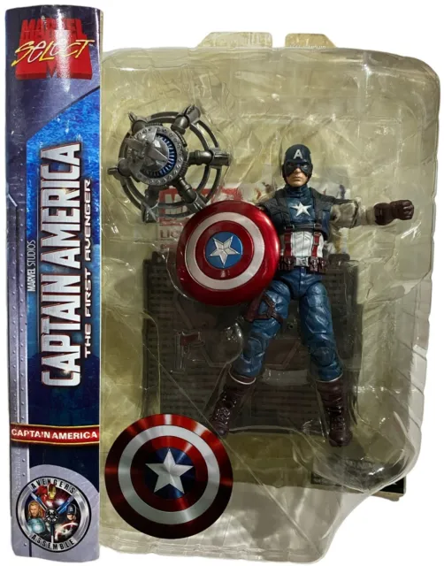 Captain America: The First Avenger Diamond Marvel Select Action Figure NEW 2012