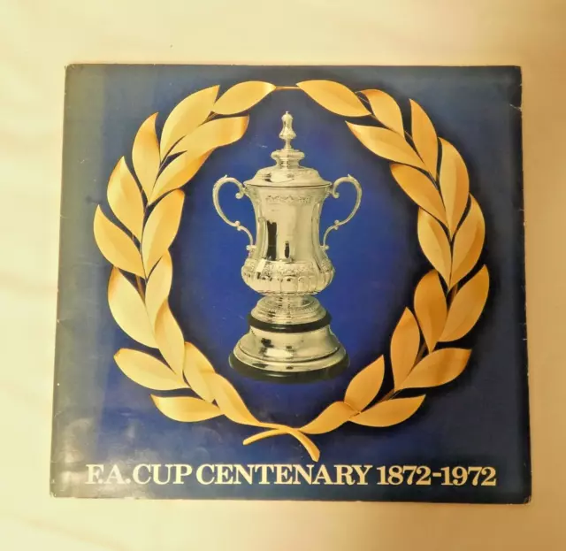FA Cup Centenary 1872-1972 Esso Medal/Coin Collection Box Original Album (Hol)