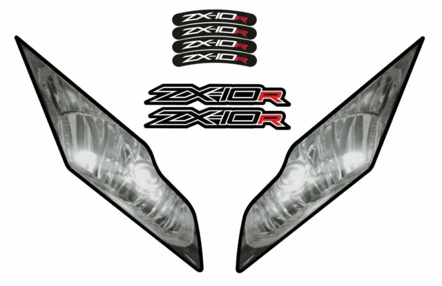 Kawasaki Scheinwerfer WSB Racing Graphics Track ZX10R ZX-10R 11-13 Aufkleber 241