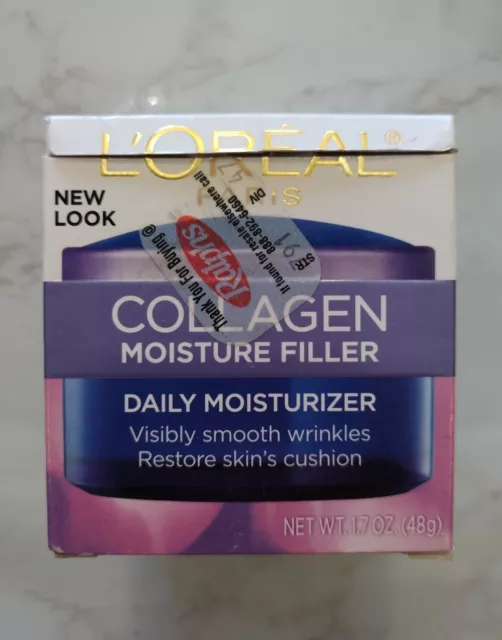 L'Oreal Collagen Moisture Filler Daily Moisturizer Damaged Box L'Oreal Collagen Moisture Filler Daily Moisturizer Damaged Box