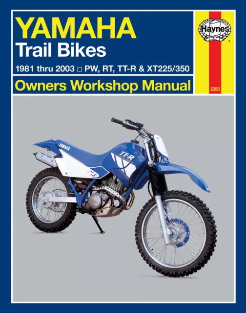 Yamaha PW, RT, TT-R & XT225/350 Trailbikes 1981-2016 Workshop Repair Manual