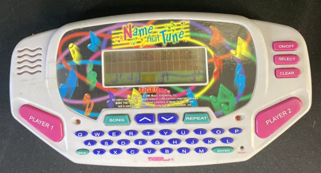 Tiger Name That Tune Electronic Handheld Game Country & Western Hits Working