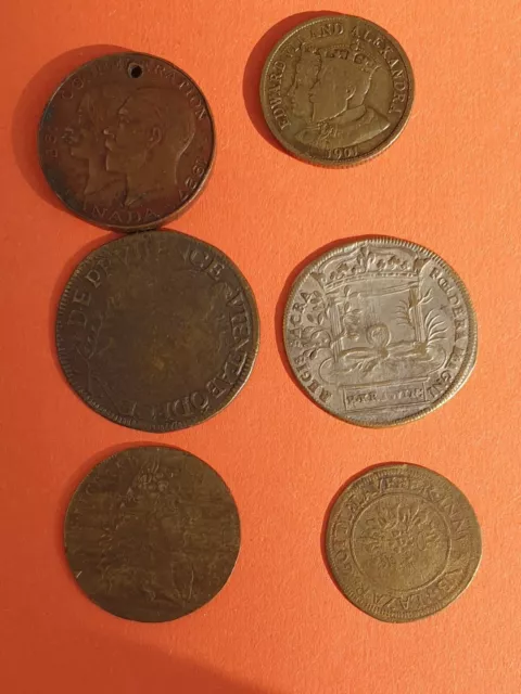 lot de 6 jetons a identifier