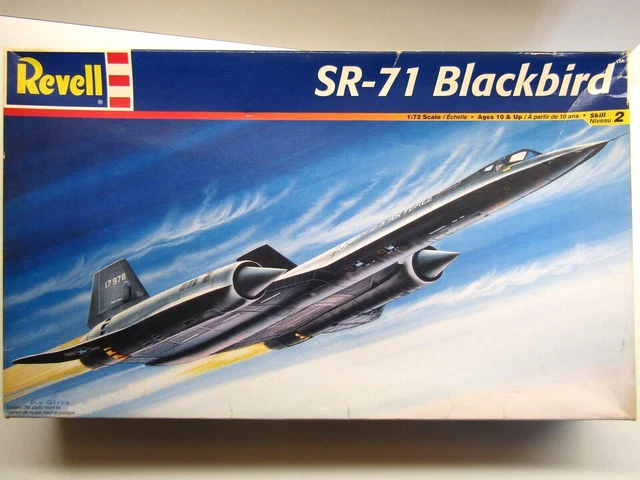 REVELL 1:72 SCALE US Air Force Lockheed SR-71 Blackbird Model Kit #85 ...