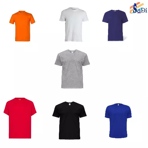 T-Shirt Uomo Da Lavoro Manica Corta Maglietta Magliette 100% Cotone Da M A 3Xl