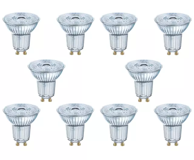 Bellalux GU10 LED Spot 36° Reflektor Lampe 4,3W=50W kaltweiß Licht 4000K [10er]
