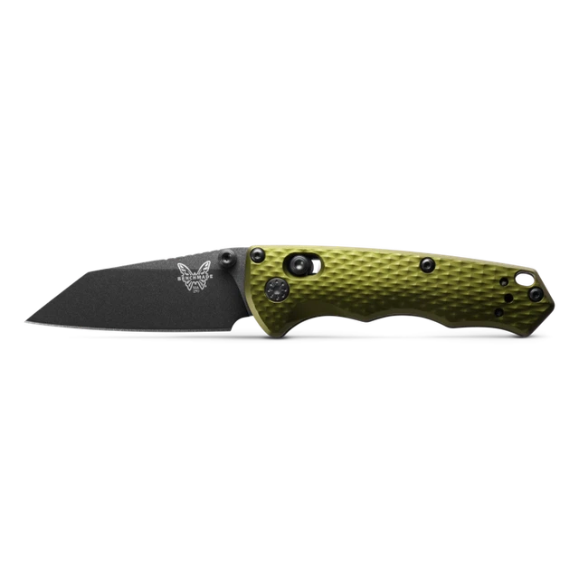 Benchmade Immunity AXIS Folding Knife Green Billet Aluminum Handle CPMM4 290BK-2