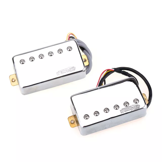 Wilkinson Classic Tone Chrome Ceramic PAF Humbucker Pickup For Les Paul Guitar