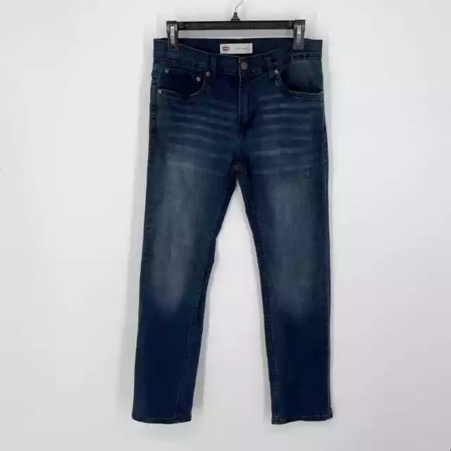 Levi's 511 Slim Jeans Boys Sz 18R 29x29 5 Pocket Dark Wash Cotton Blend Stretch
