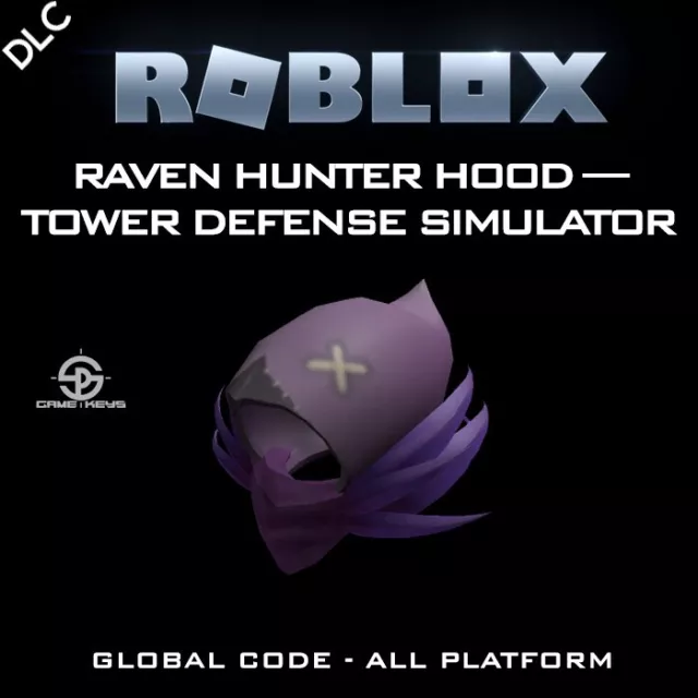 FREE ACCESSORY! HOW TO GET Raven Hunter Hood - Tower Defense Simulator! (ROBLOX  PRIME GAMING) 