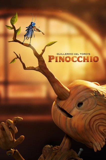Guillermo del Toro's Pinocchio (2022) DVD W/SLIPCOVER Free Shipping Last item av