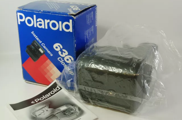 Cámara instantánea de primer plano Polaroid 636 en caja 600 película probada Refe. 5101815