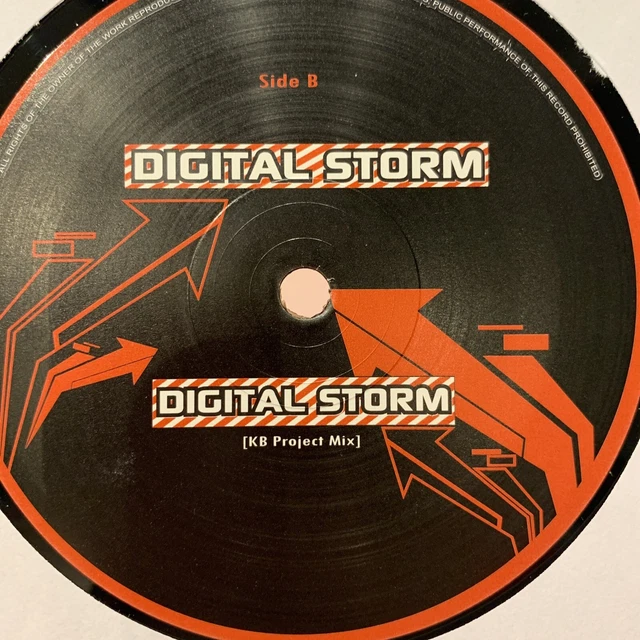 DJ NEMESIS / DIGITAL STORM KB Mix Bounce Donk Hard House 12” DJ Vinyl 2