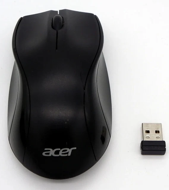 ACER Wireless Optical Mouse SM-9662 1.5V 60mA With Dongle Adapter