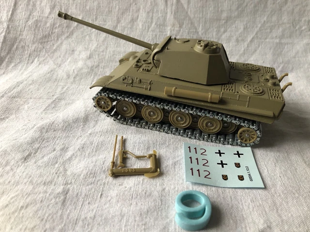 Solido 1/50 Char Panzer V Panther – Zimmerit, Allemand WW2, Home Made, édition Limitée