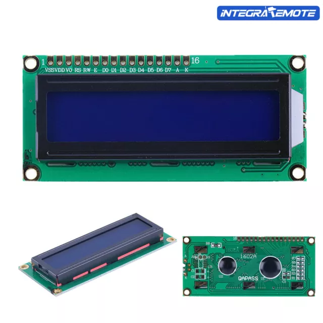 1602 BLUE LCD Board 16x2 Character LCD Display Module HD44780 Controller 5V I2C