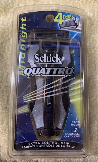 Schick Quattro Midnight Edition Razor - New in package