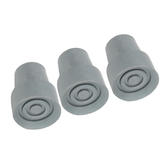 10-teiliges Gummi-Krückenspitzen-Set Graues Gehstock-Spitzenzubehör Für
