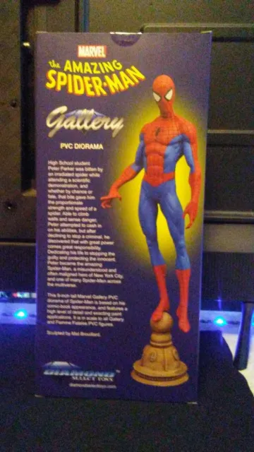Marvel Gallery 9in STATUE Amazing Spider-man PVC Diorama Diamond Select New... 3