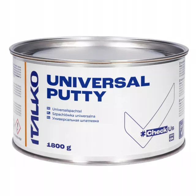 Mastic Polyester Universel 1,8kg Carrosserie Peinture + Durcisseur