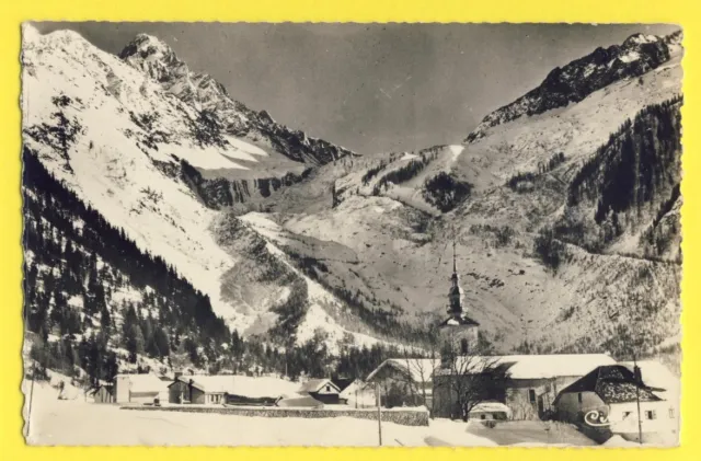 cpa FRANCE ARGENTIERES Hte Savoie Le VILLAGE HIVER 1959 Neige Sport d'Hiver ski