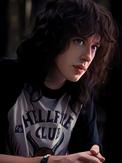 JOSEPH QUINN /EDDIE Munson Stranger things Hellfire Club A4 poster EUR ...