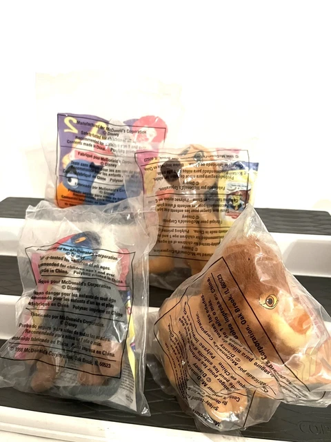Vintage 1998 Disney Lion King 2 McDonalds Happy Meal Plush Toys Lot Of 4 NIB Vintage 1998 Disney Lion King 2 McDonalds Happy Meal Plush Toys Lot Of 4 NIB
