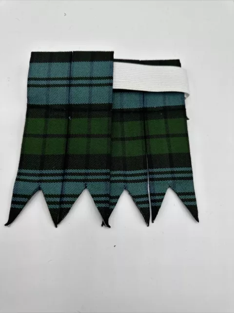 Scozzese Kilt Tubo Flash Calzini Giarrettiera Highland Abbigliamento scelta di tartan ora £7,99 2