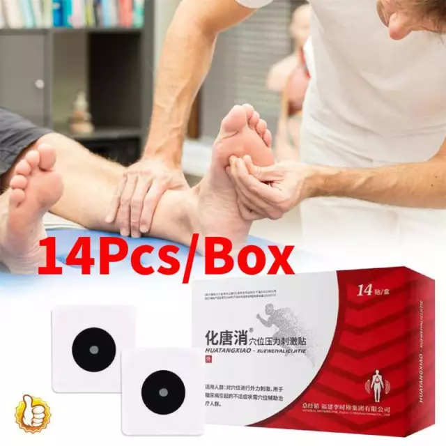 Huatangxiao Stimolazione pressione agopunto, adesivo agopunto controllo zucchero NUOVO