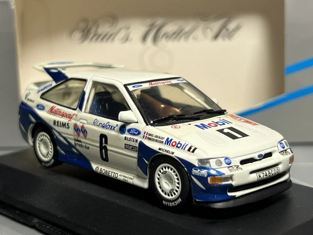 FORD ESCORT RS COSWORTH RALLYE DE MONTE CARLO 1994 DELECOUR 1/43 ALTAYA - voiture miniature