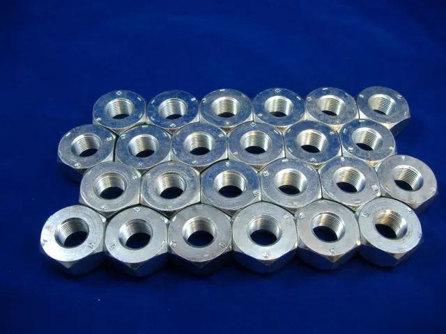 M35A2 2.5 Ton 12 Left & 12 Right Hand Front Lug Nuts Rockwell Military Truck