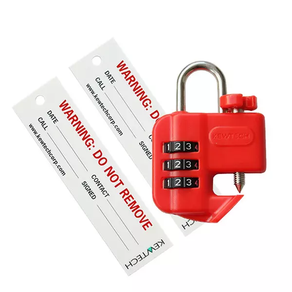 Kewtech Kewlok MCB Interruttore circuito combinazione isolamento sicuro dispositivo di blocco