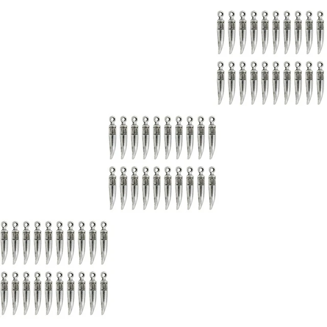 60 Pcs Alloy Pendant Charm Charm Holder Necklace Pendants Cell Phone