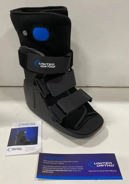 United Ortho Air Stabilizer Ankle Walking Foot Brace Boot Unisex