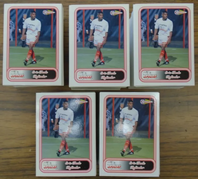 Lot of 5 1993 Pacific NPSL Soccer Trading Cards Complete Set 110 cards