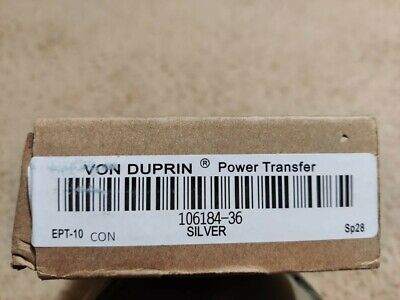 Brand New Von Duprin 106184-36 (EP-10) SP28 Silver Power Transfer
