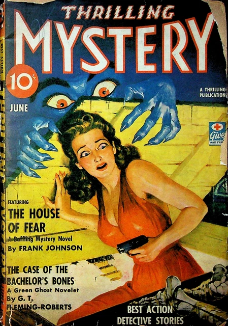 Thrilling Mystery Pulp Jun 1943 Vol. 20 #3 FR
