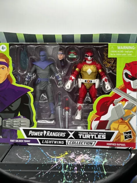 Foot Soldier Tommy & Red Ranger Raphael Power Rangers TMNT