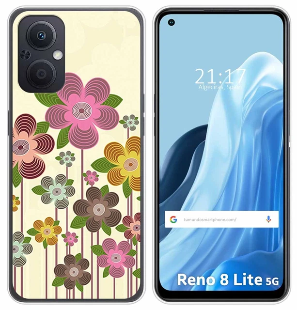 Cover Anti-Shock Per OPPO RENO 8 LITE 5G - Custodia Semi Rigida In TPU Trasparente Con Angoli Rinforzati, Anti Ingiallimento