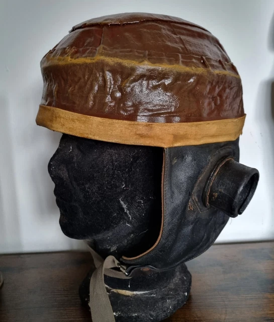 WW2 BRITISH PARATROOPER Glider Pilot Flying Helmet. EUR 210,54