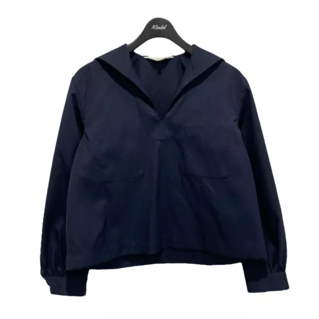 Used Comme Des Garcons Girl Sailor Collar Jacket Navy Size S 120324