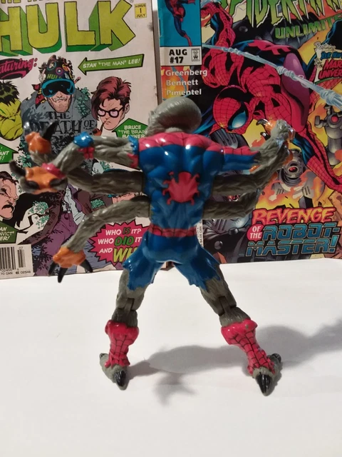 SPIDER-MAN ANIMATED SERIES Man-spider Action Figure Marvel 1995 ToyBiz