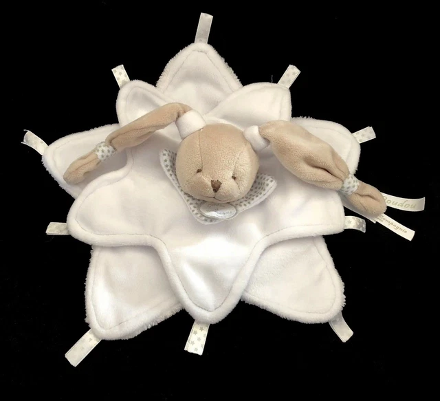 Mon Doudou et Compagnie Lapin Céleste beige blanc gris étoiles DC2398